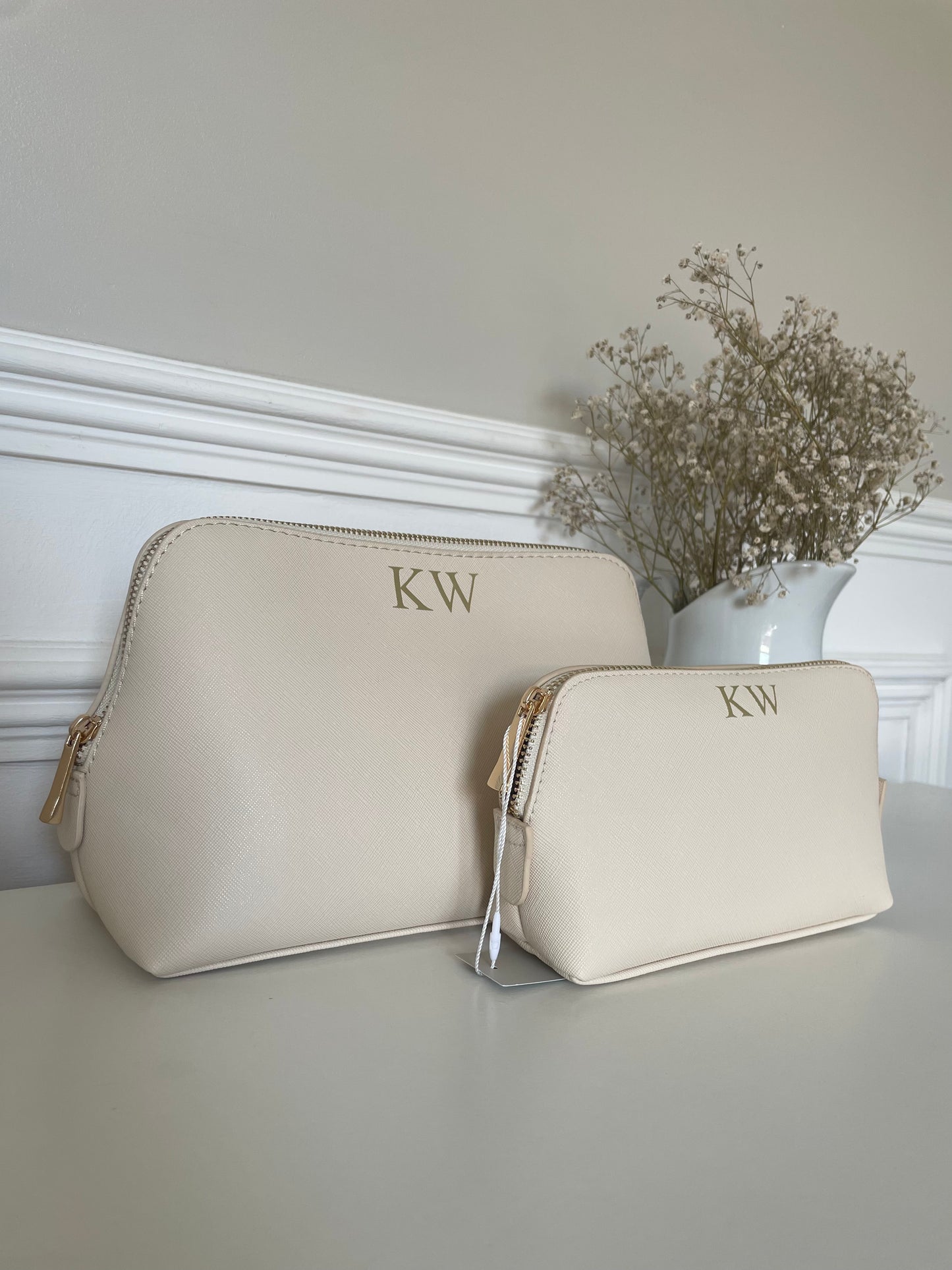 Personalised Luxury Initial Accessory / Make Up Bag
