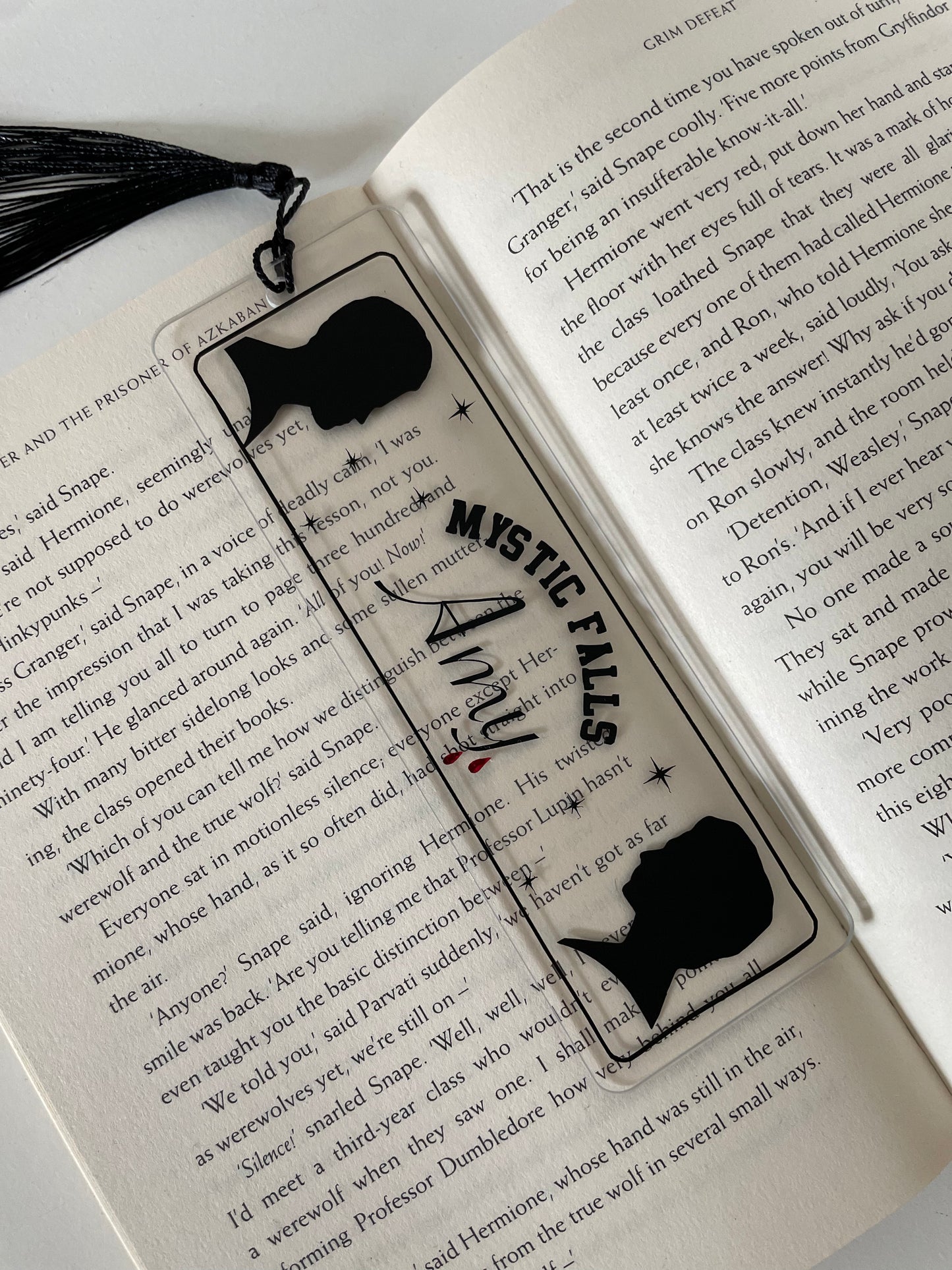 Personalised Bookmarks with Tassel.