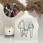 Personalised Silhouette Picture Board