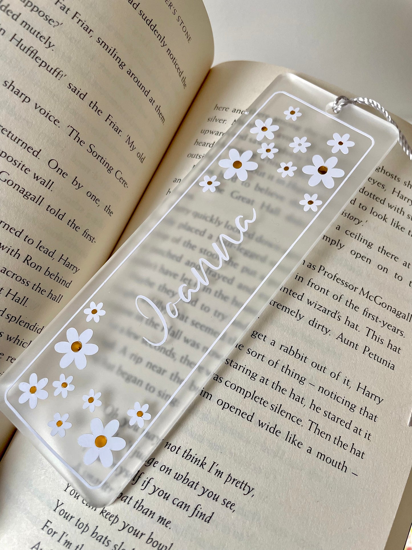 Personalised Bookmarks with Tassel.
