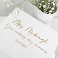 White Magnetic Wedding Gift Box