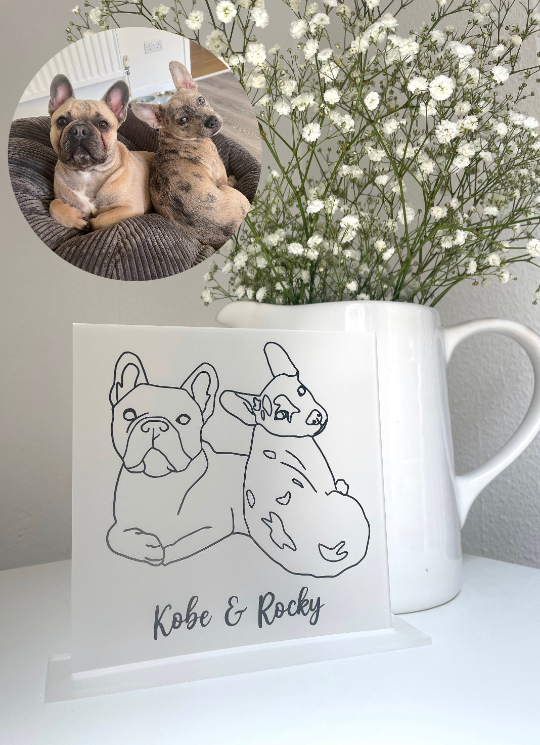 Personalised Silhouette Picture Board