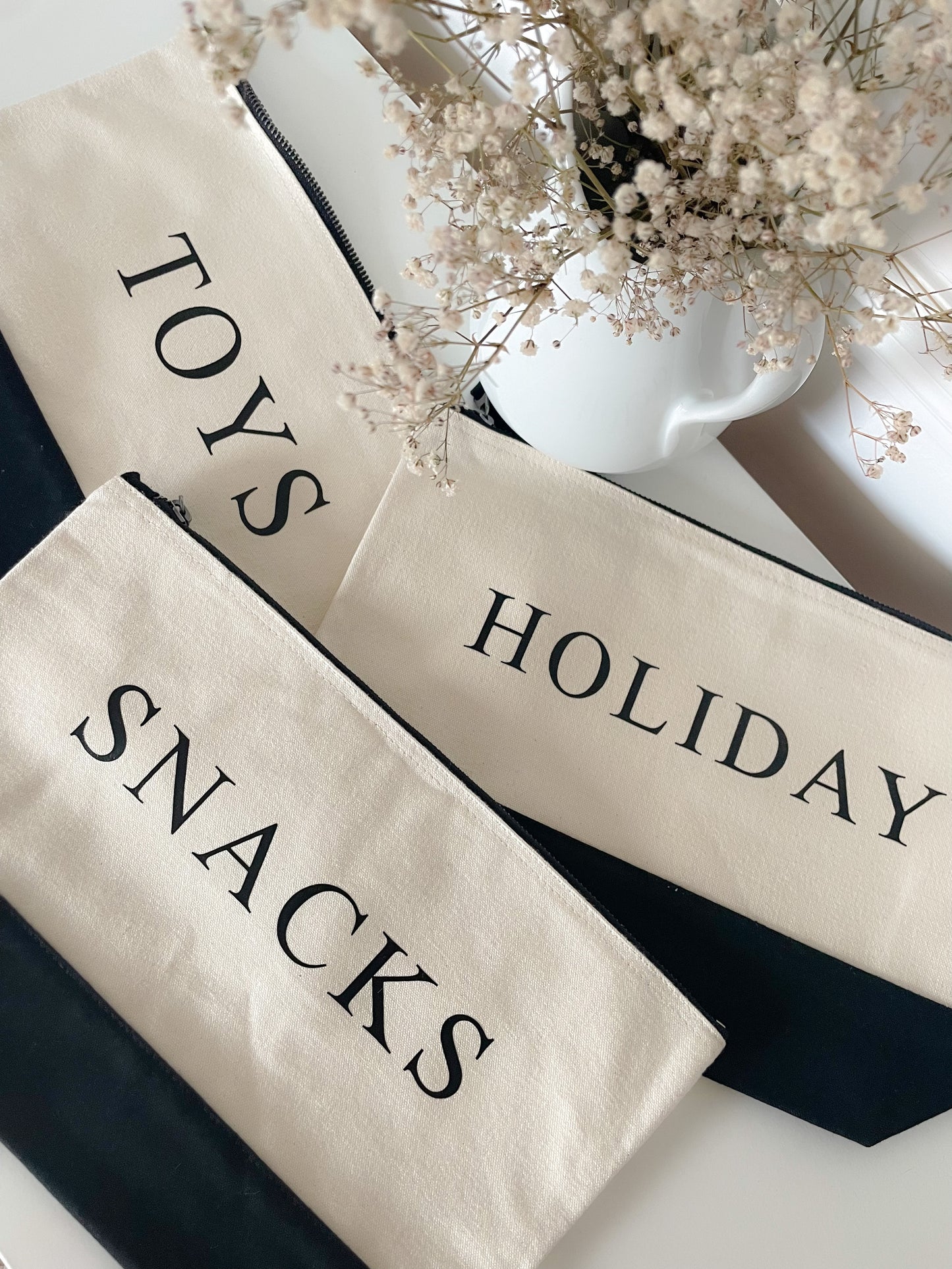 Small & Large Storage Organisers Zip Accessory Wallets