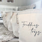 Personalised Canvas Storage Toy Bag **PRE-ORDER**