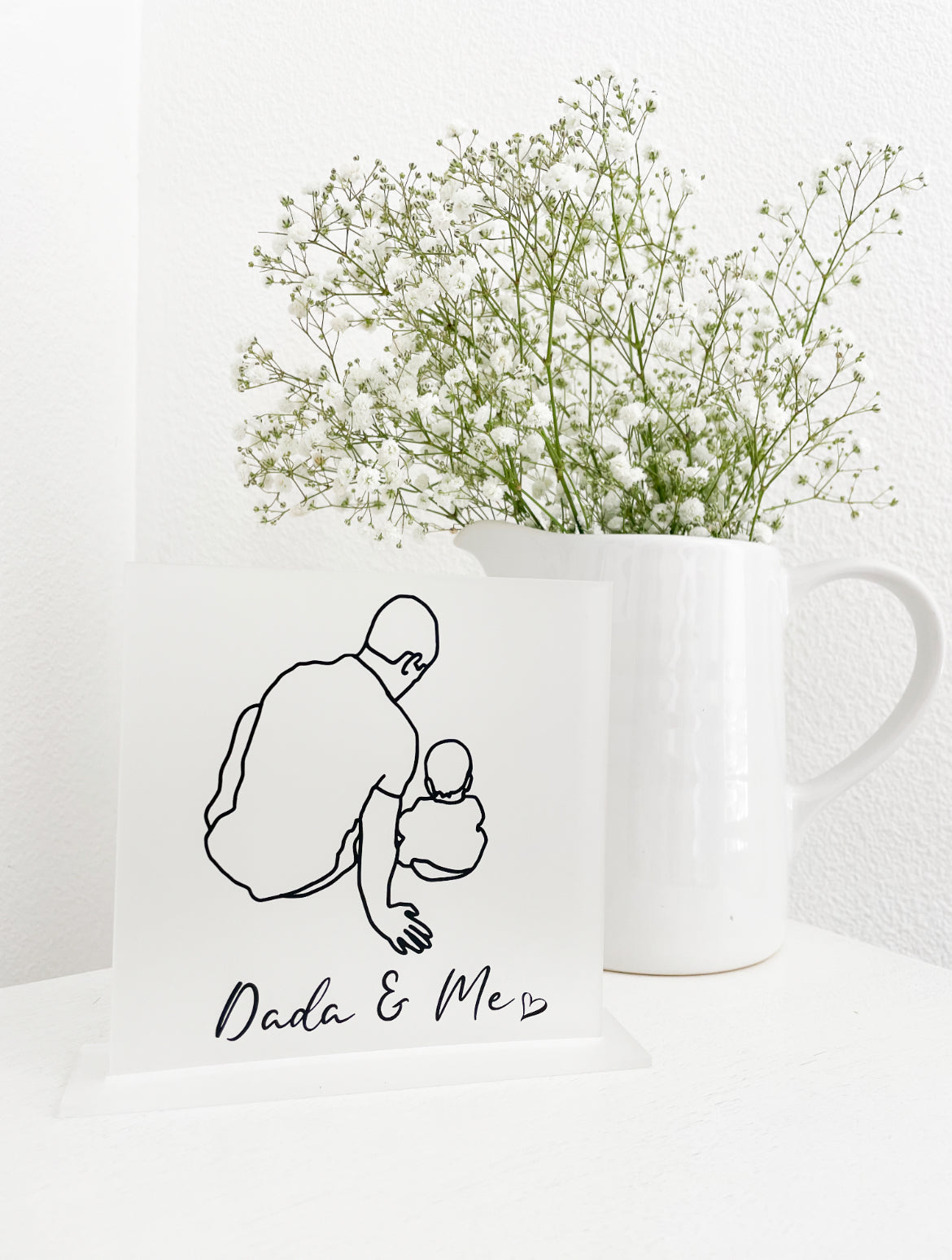 Personalised Silhouette Picture Board