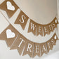 Jute Personalised 15 Flag Bunting.