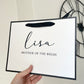 Personalised Wedding Luxury Black & White Gift Bag