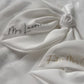 Personalised White Bow Veil