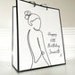 Personalised Silhouette Large Gift Bag