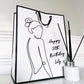 Personalised Silhouette Large Gift Bag