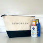 Sun Cream Storage Accessory Zip Bag