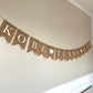 Jute Personalised 15 Flag Bunting.