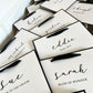 Personalised Wedding Luxury Black & White Gift Bag