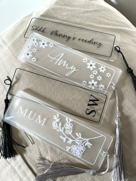 Personalised Bookmarks with Tassel.