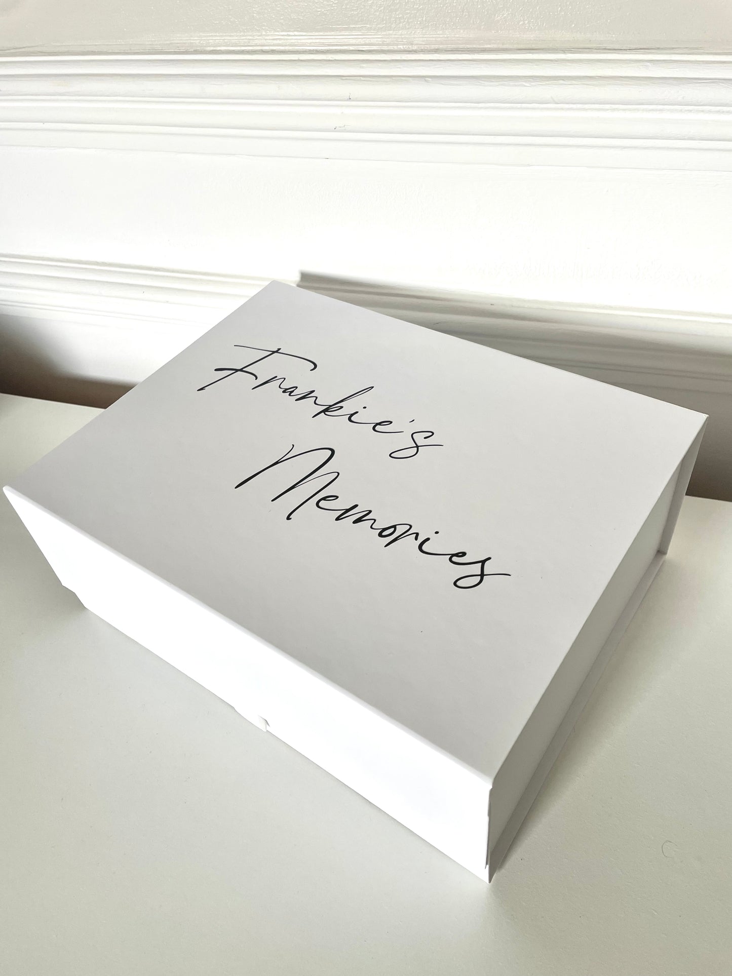 White Magnetic Personalised Gift Boxes