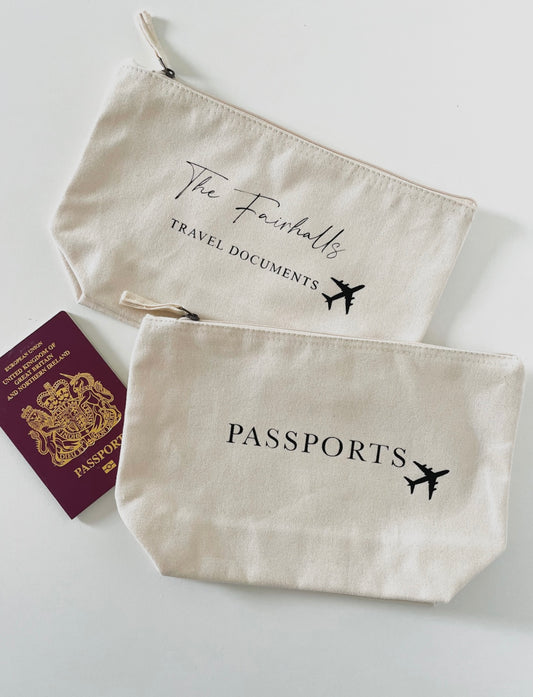 Holiday Passport / Travel Document Wallet