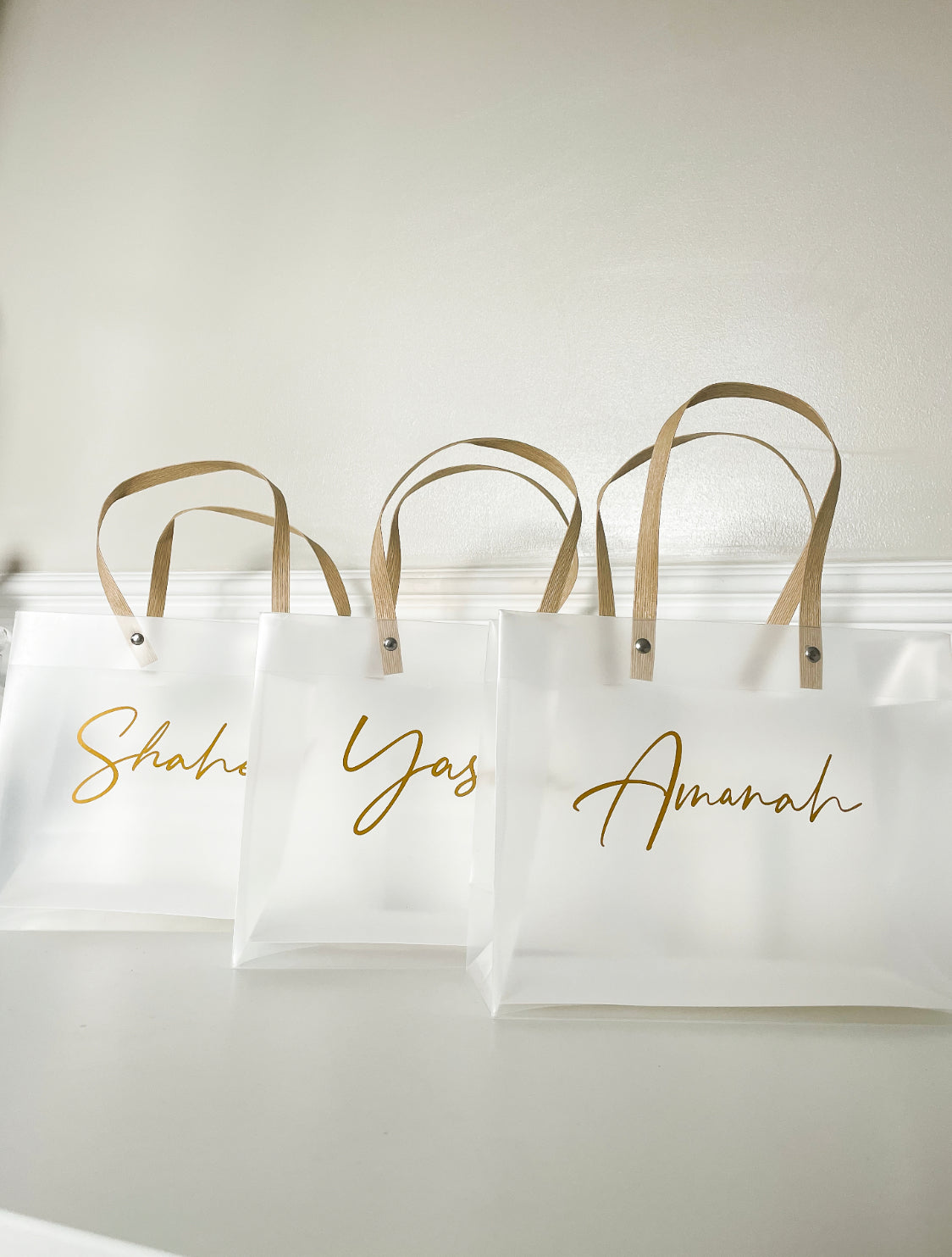 Personalised Frosted Gift Bags