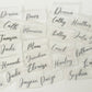 Acrylic Place Settings - Ideal for Weddings, Baby Showers *Sets of 5 - Read Description*