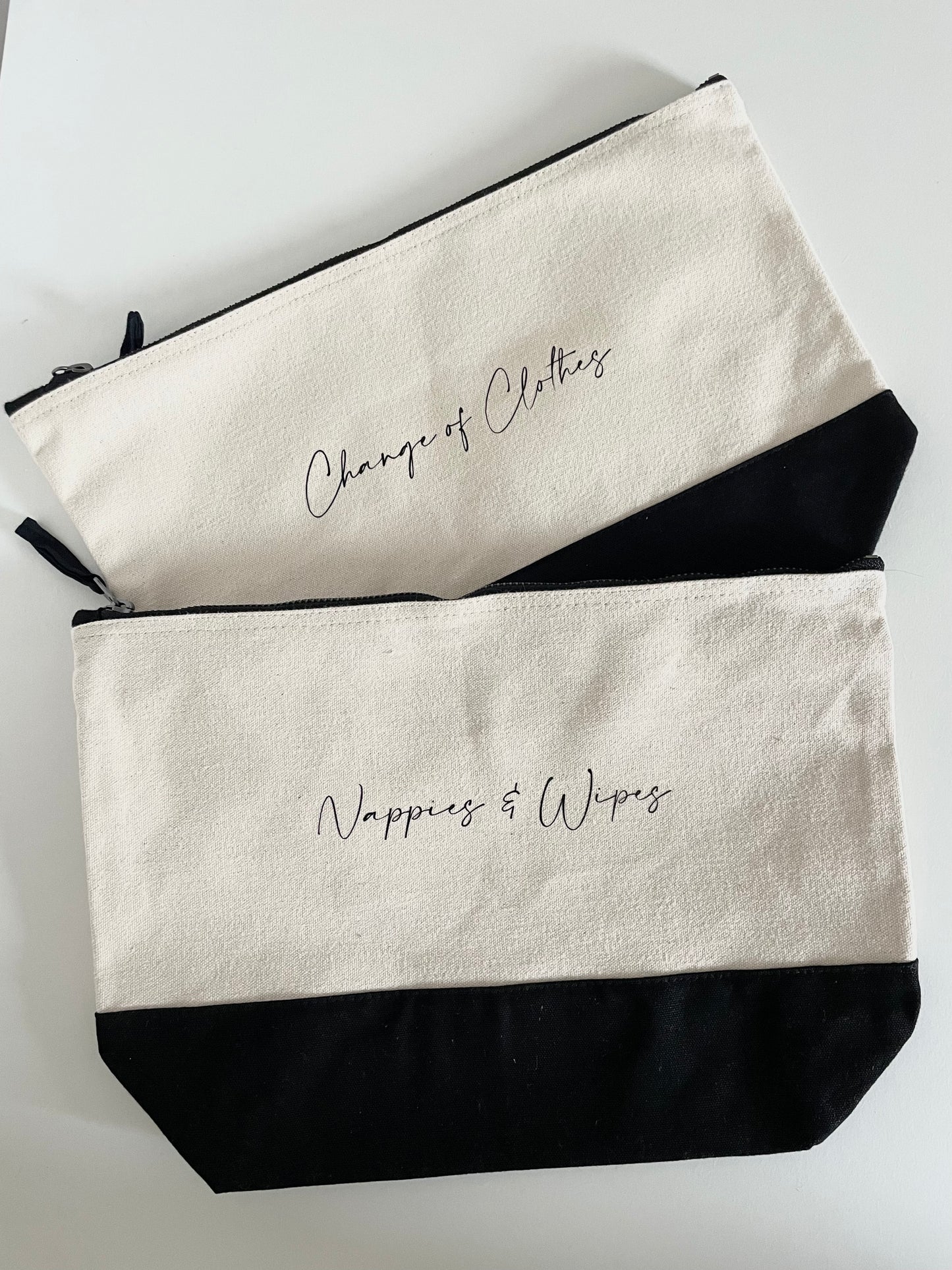 Baby Changing Bag Storage Organisers Zip Accessory Wallets
